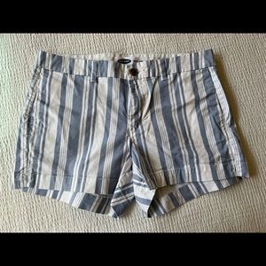 Size 10 Old Navy Blue Nautical Stripe Everyday Shorts